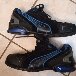 Puma men's size 9 steeltoe work shoes